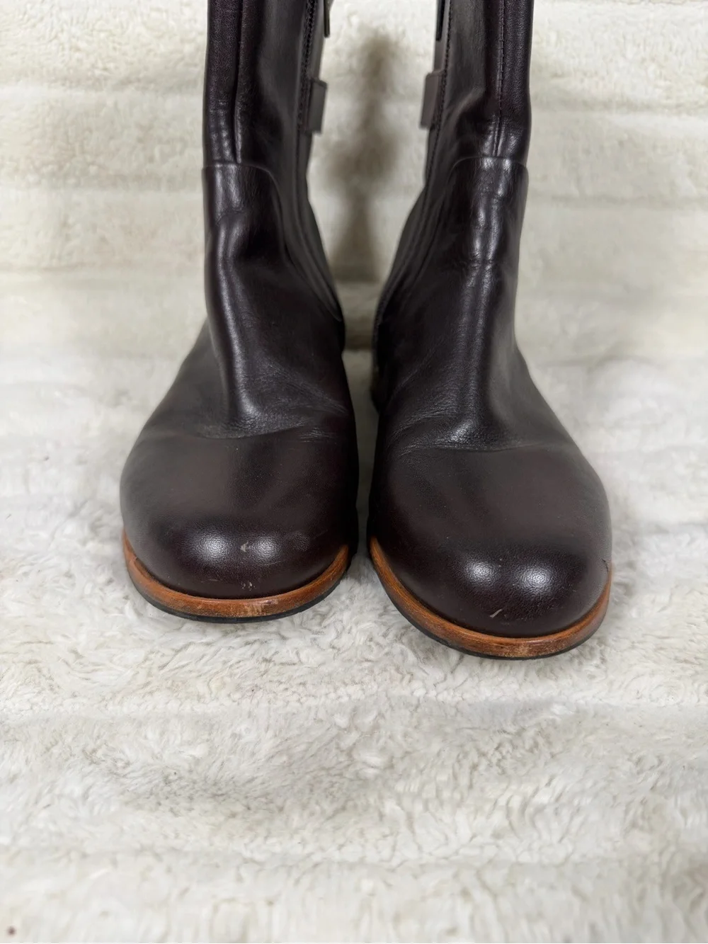 UGG Finnegan Brown Leather Zip Up Ankle Boot 1919 Women's Size 6